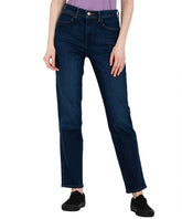 Wrangler Straight Damskie Spodnie Jeansowe Dream Blue W26R47389 112327438